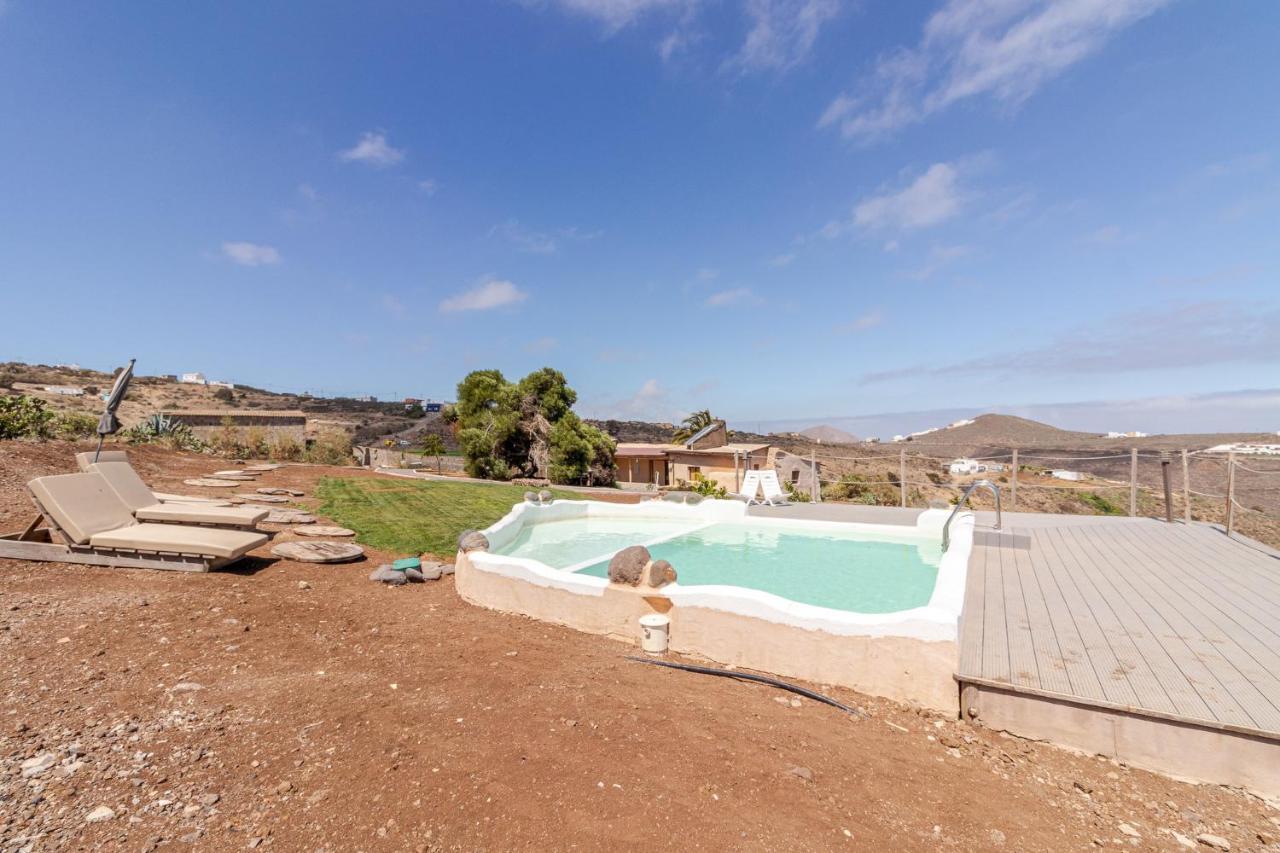 Flatguest Charming House + Pool + Terrace + Views Villa Santa Maria de Guia de Gran Canaria Luaran gambar