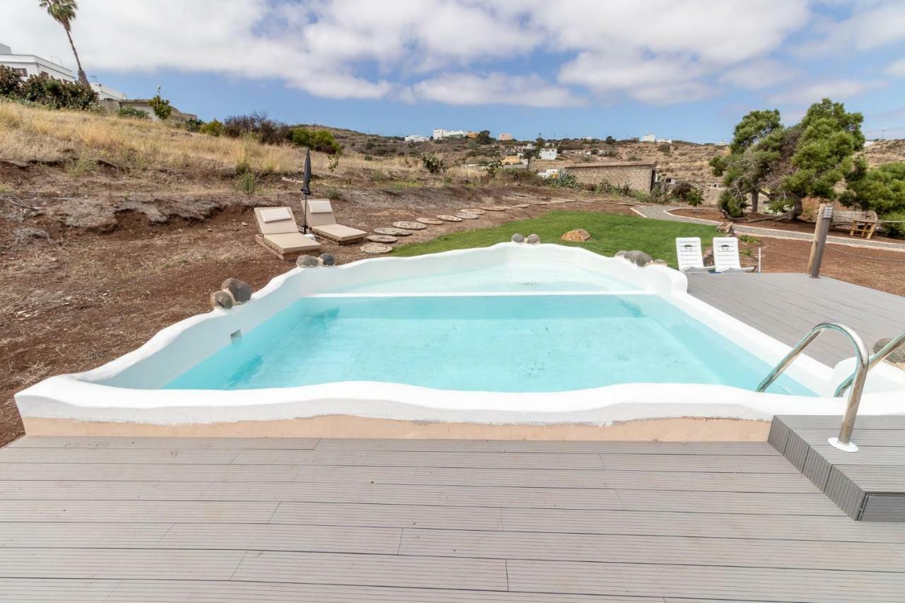 Flatguest Charming House + Pool + Terrace + Views Villa Santa Maria de Guia de Gran Canaria Luaran gambar